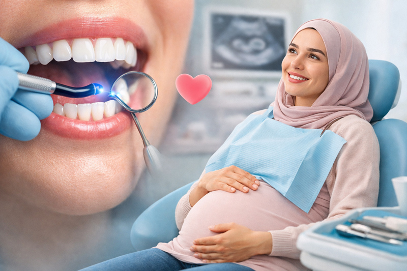 کامپوزیت دندان در دوران بارداری